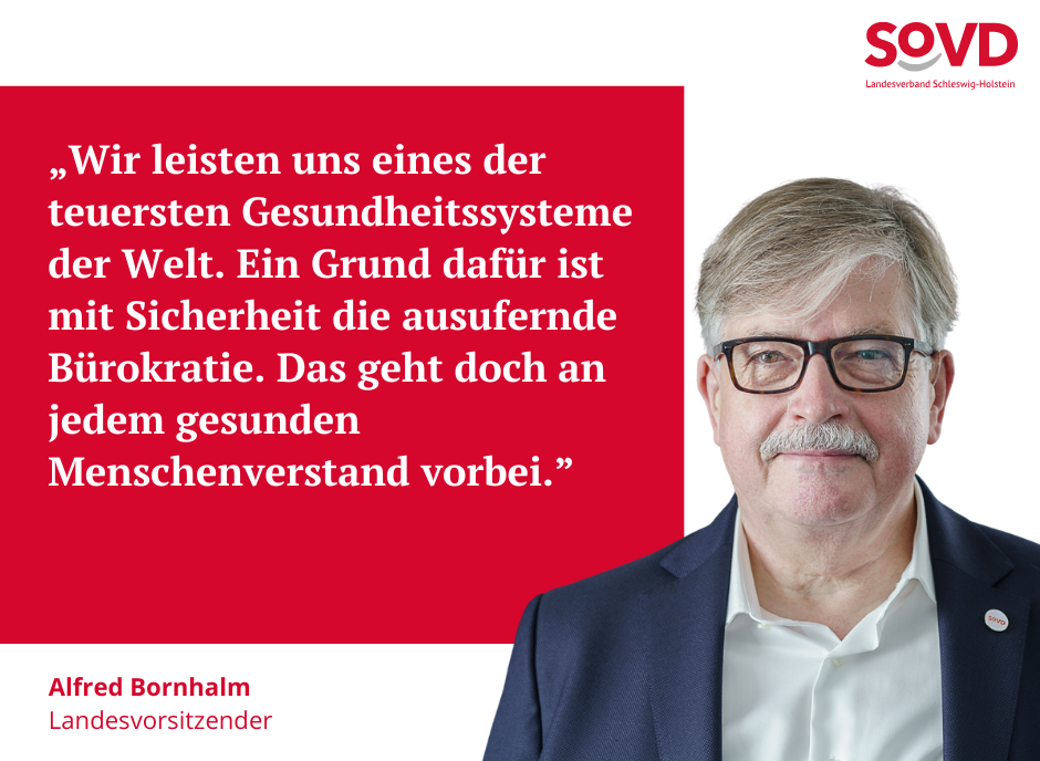 Alfred Bornhalm vom SoVD Schleswig-Holstein Alfred Bornhalm vom SoVD Schleswig-Holstein